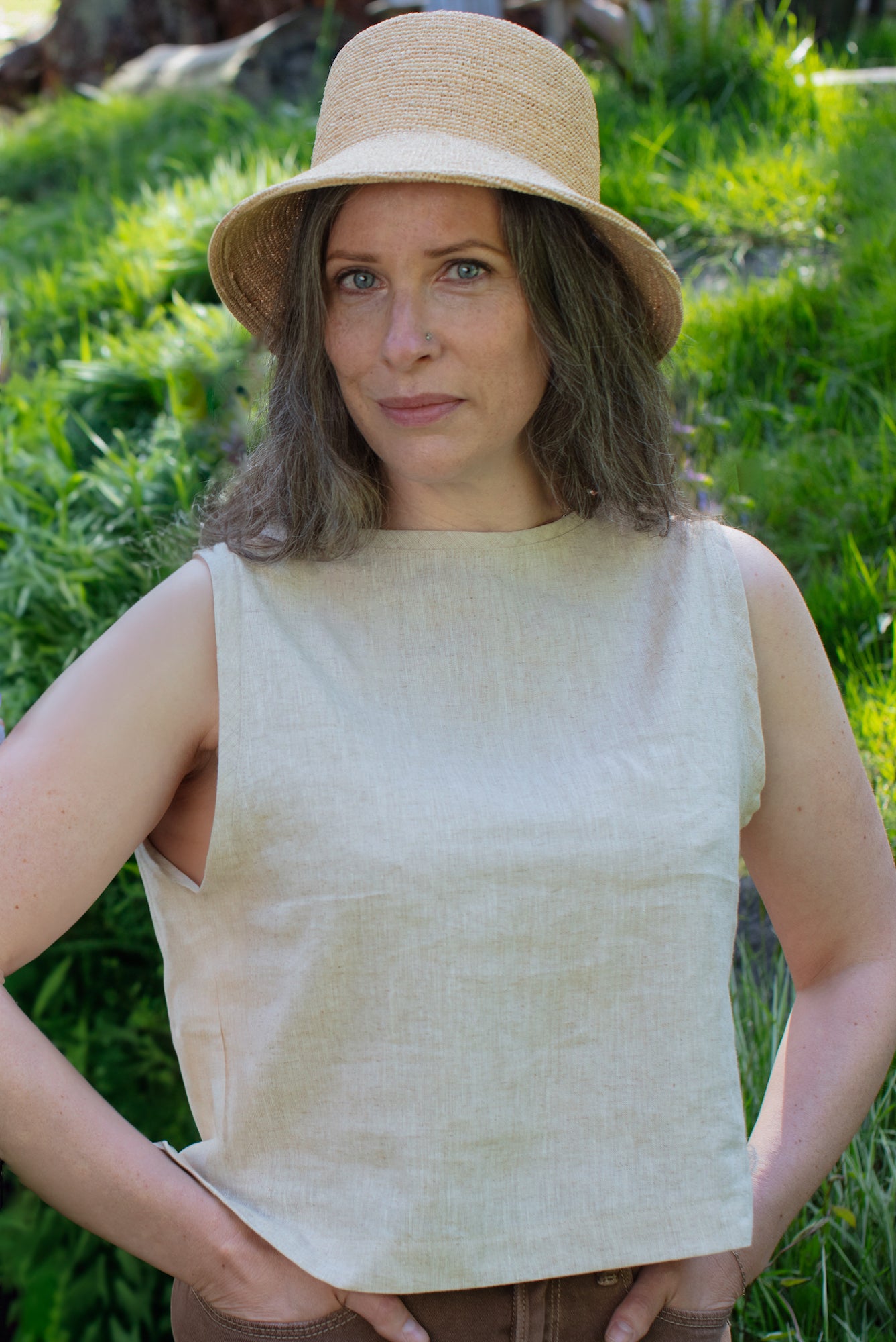 Linen Lounge Top