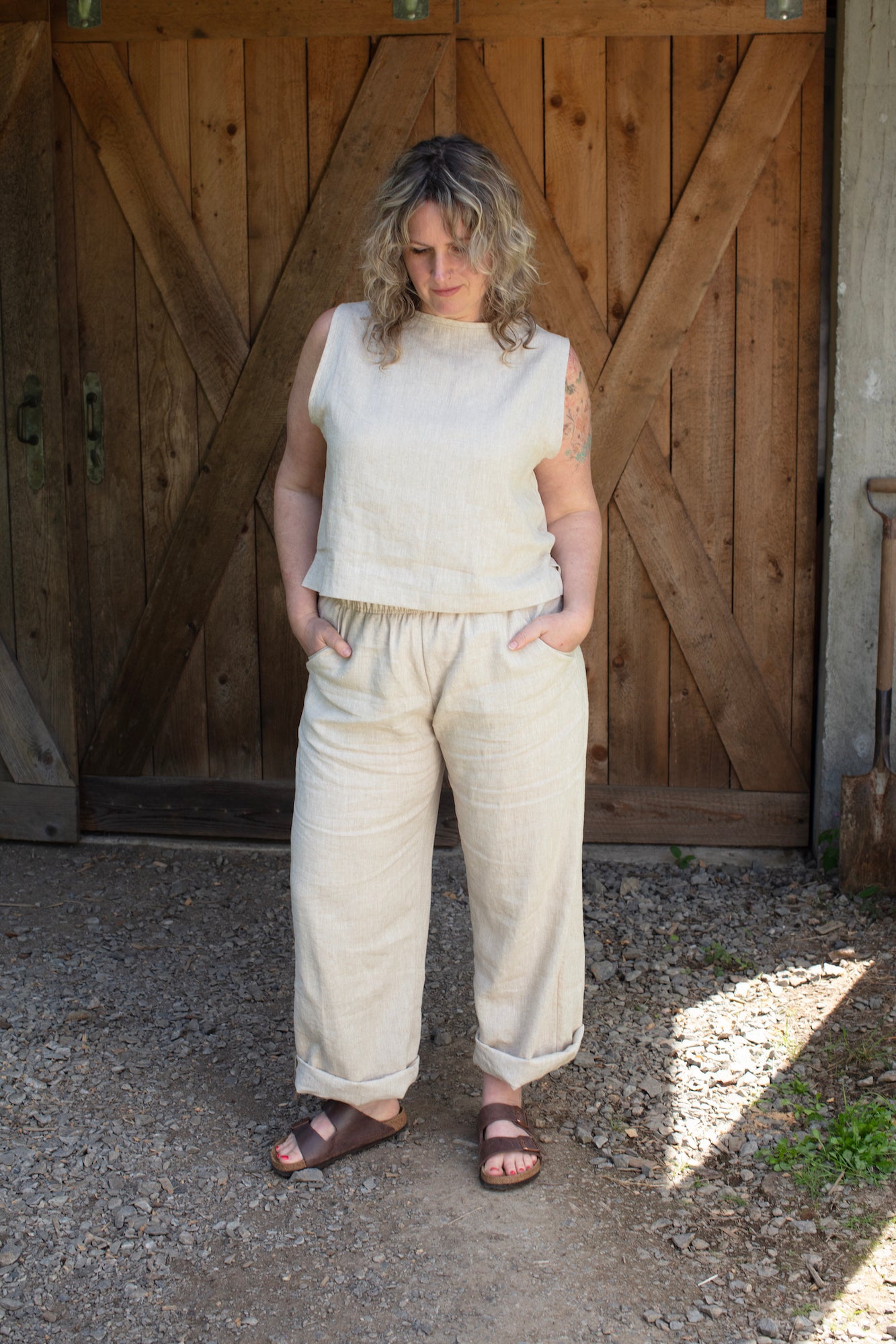Linen Lounge Top
